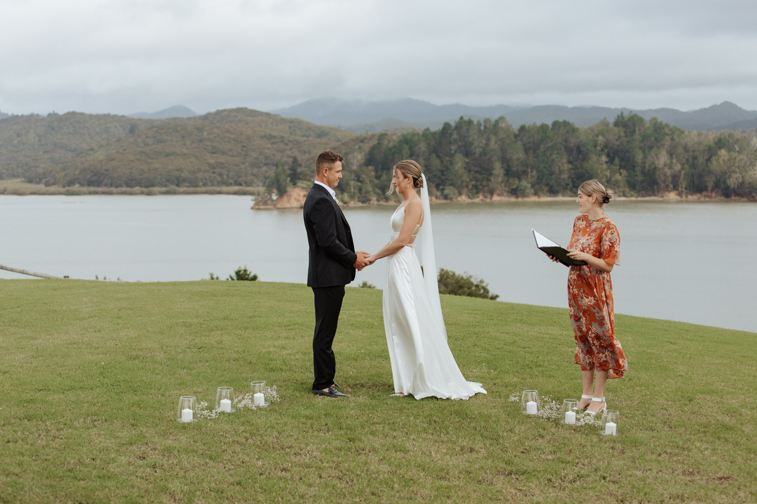 New Zealand Russell Elopement Ceremony